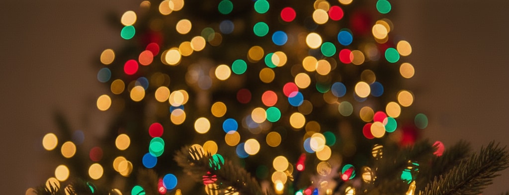 bokeh christmas lights Provo